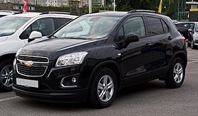 Chevrolet Trax LS+ 1.4 4WD – Frontansicht, 11. August 2013, Wuppertal.jpg